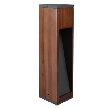 Canning IP44 400mm Height Natural Wood Outdoor Post Lamp 509660130