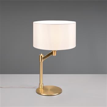 Cassio White Shade Switched Table Lamp