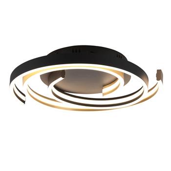 Caya LED Swirl Effect Flush Light Fitting 