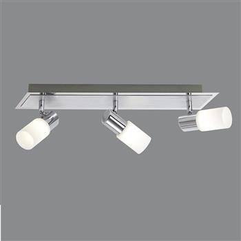 Clapton LED Chrome Ceiling Three Light Spot 821410305