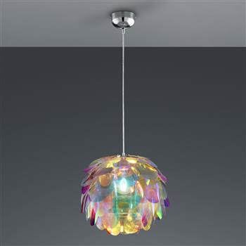 Clover Chrome & Multi-Coloured Ceiling Pendant R30401069