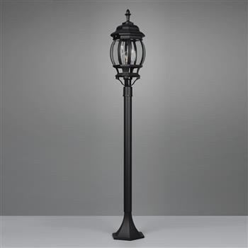 Elvo IP44 1000mm Matt Black Outdoor Post Lamp 406960132