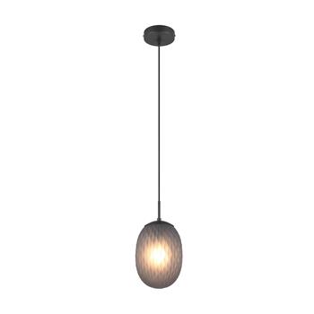 Facette Black And Smoked Single Ceiling pendant 364200154