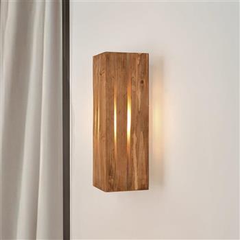 Karuni Black And Wood Wall Light 263300130