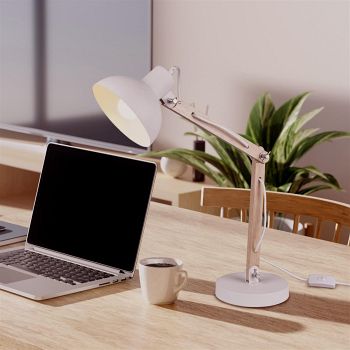 Kimi Metal and Wood Table Lamps
