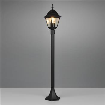 Livenza IP44 Matt Black Outdoor 1000mm Post Light 405760132