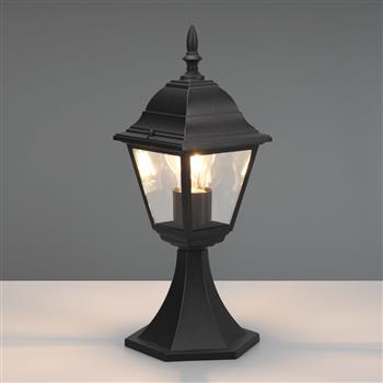 Livenza IP44 Matt Black Outdoor 390mm Post Light 505760132