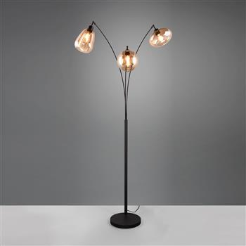 Lumina Black And Amber Floor Lamp 417000313