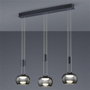 Madison LED Triple Rise & Fall Pendant Fitting