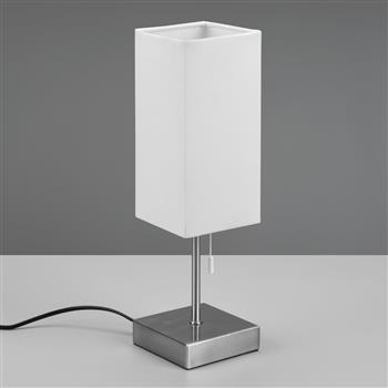 Ole Rectangular Pull Cord USB Table Lamp