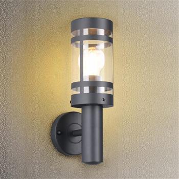 Paloma IP44 Anthracite Outdoor Wall Light R21716142