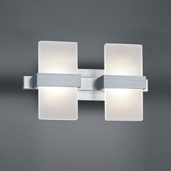 Platon Double Aluminium LED Wall Light 274670205