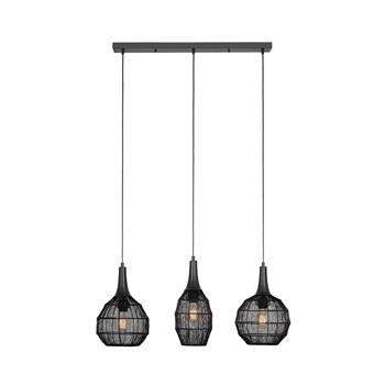 Soraya Three Light Linear Ceiling Pendants