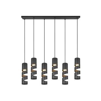 Stream Six Light Ceiling Pendants