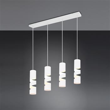 Stream Four Light Ceiling Pendants