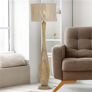 Toba Light Wood Floor Lamp Complete 467200130