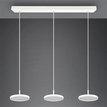 Tray LED White Dimmable Ceiling 3 Bar Pendant 340910331