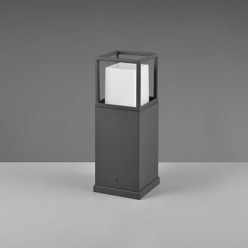 Witham IP54 400mm Outdoor Anthracite LED Post Light 577860142