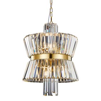 Aurelia Eight Light Crystal Pendants