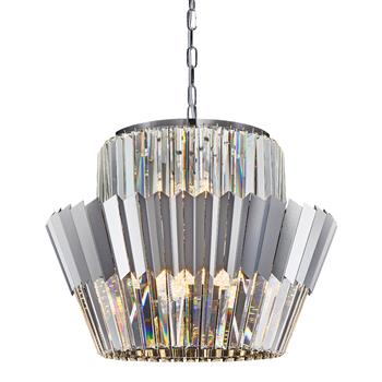 Donna Twelve Light Crystal Ceiling Pendants