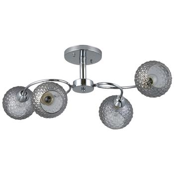 Oakland Chrome Four Light Semi-Flush Ceiling Fitting ML9750