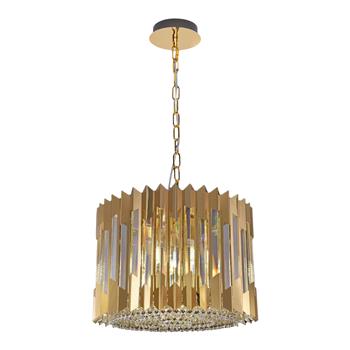 Ritz Crystal 7 Light Ceiling Pendants