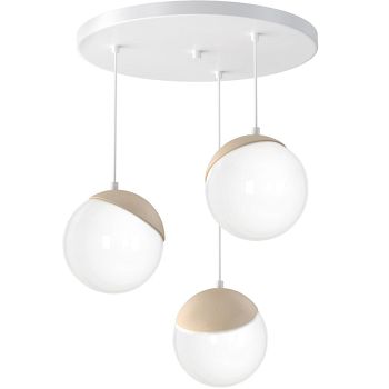 Sfera Round Triple Ceiling Pendants