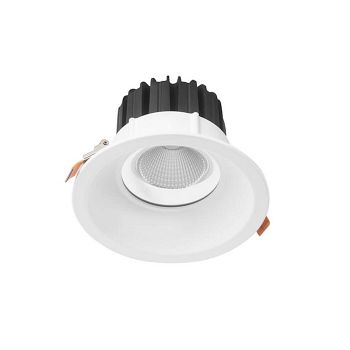 Dorit White LED IP44 Bathroom Large Recessed Downlight TC-0350-BLA