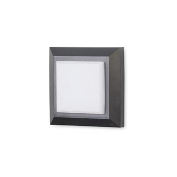 Grove IP65 Black, White Or Grey Outdoor Wall Light PX-0129-NEG