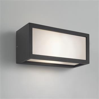Quanta IP54 Black And White Outdoor Wall Light PX-0645-NEG