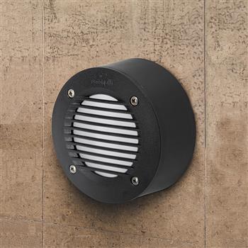 EXTRALETI 100 Round Grill IP66 Wall Light