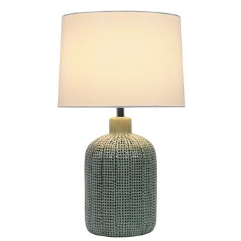 Kaneli Green Ceramic Table Lamp with Shade LS25101TL