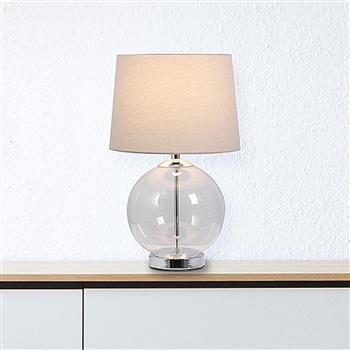 Lewis Table Lamp with Cream Shade