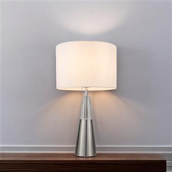 Solaire Table Lamp with Ivory Shade