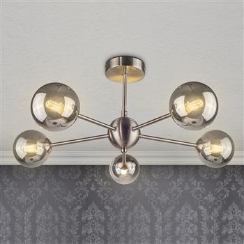 Vaati 5-Arm Semi-Flush Ceiling Light