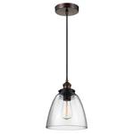 Baskin Two-Toned Brass and Zinc Ceiling Pendant FE-BASKIN-P-B-BR