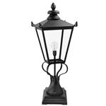 Wilmslow Black IP23 Outdoor Pedestal Lantern WSLN1-BLACK