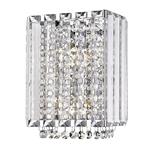 Diore Double Chrome & Crystal Wall Light CFH1925/02/WB/CH