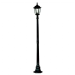 Alex IP44 Traditional Black Outdoor Tall Lamp Post 82508BK
