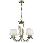Andretti Antique Brass Multi-Arm Ceiling fitting 9825-5AB