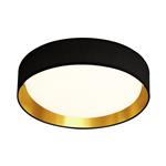 Gianna Black/Gold Flush LED Ceiling Light 9371-37BGO