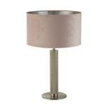 London Satin Silver And Pink Table Lamp 65721PI