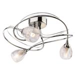 Henley Chrome 3 Lamp Semi-Flush Light 7642CH