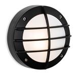 Nova IP44 Rated Caged Black Outdoor Wall Light 3824BK