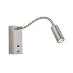 CliftonLED Brushed Steel Wall Light 2895BS