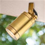 Nautic IP64 Solid Brass Outdoor Single Adjustable Wall Light 4151BR