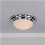 Barclay IP44 Chrome Large Bathroom Ceiling Light BAR5050