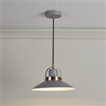 Liden Grey and Brushed Copper Single Pendant LID0139