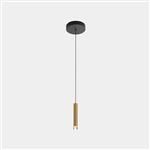 Candle Black And Brass LED Dedicated Pendant Light 00-8527-27-27