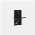 Elamp Black And Gold Finished Dual LED Wall Fitting 05-7606-05-DO